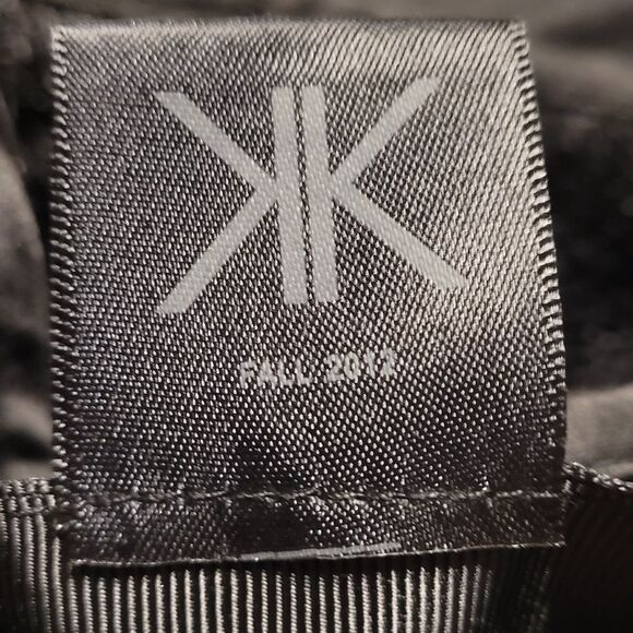 Kardashian Kollection Soft Fringe Mini Skirt Black Lined Side Zip KKW Large - Picture 11 of 15